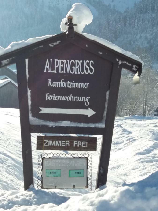 Pension Alpengruss Heiterwang Exterior foto
